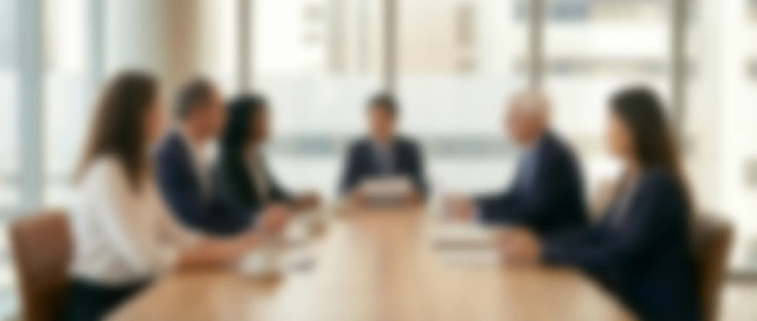 AI-generated stock photo of group meeting